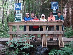 část výpravy na nejsevernějším bodě Rakouska